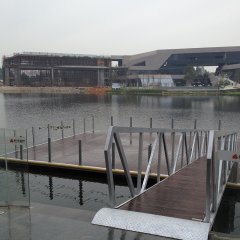 什么是拋錨式浮橋固定方式？